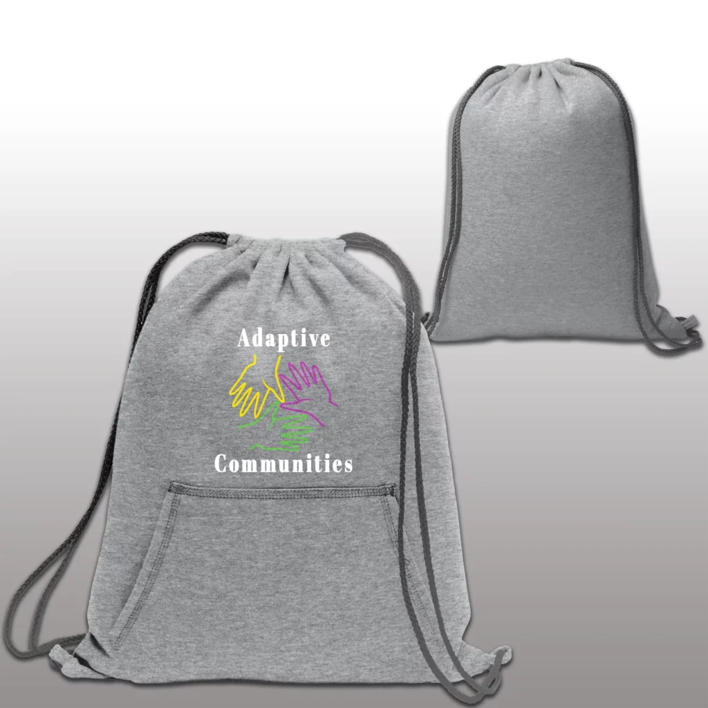 Adaptive Communities Best Drawstring Bag Ever - Athletic Heather, One Size Fits Most