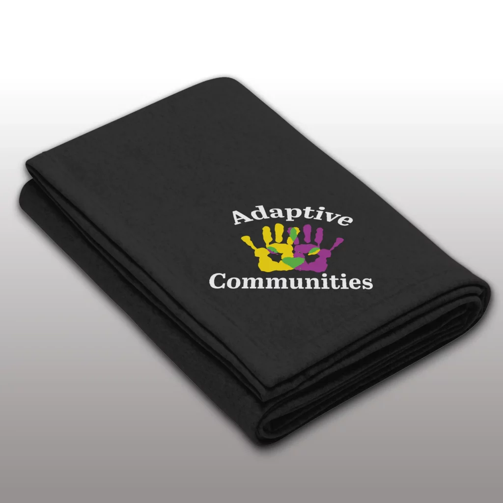 Adaptive Communities "Hearts In Our Hands, Favorite Sweatshirt" Blanket